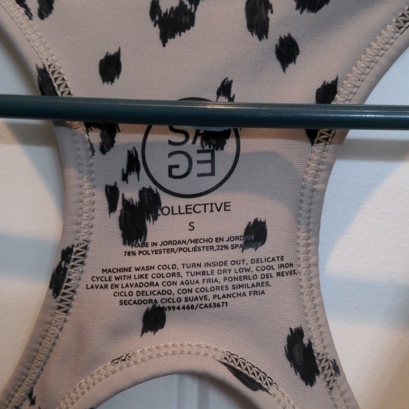 Sage cheetah crop top bra - Picture 2 of 4